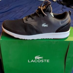 Lacoste black men's shoes.